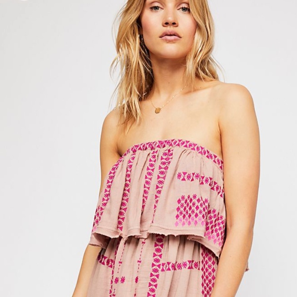 Free People embroidered dress